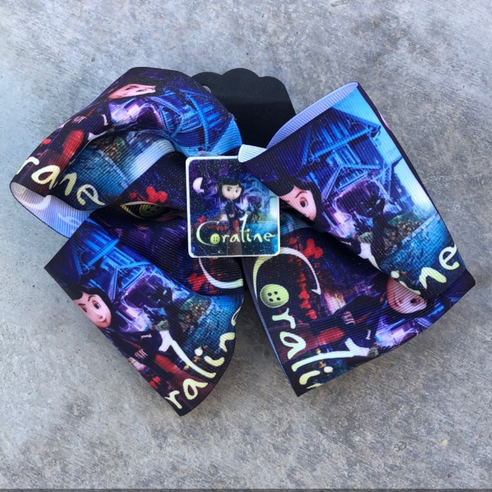 Coraline hair bow